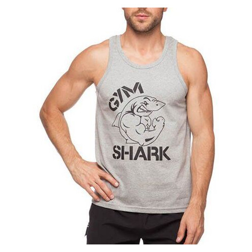Майка борцівка спортивна Gym Shark CO-5887 S Сірий (06429167) фото №1