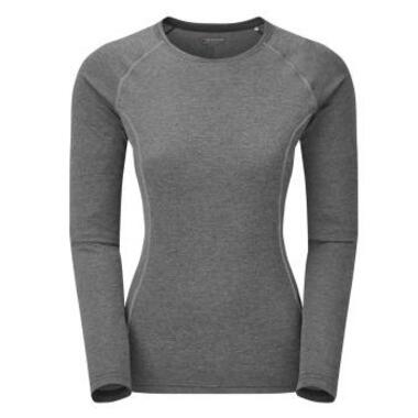 Жіноча футболка Montane Female Dart Long Sleeve T-Shirt Nordic Grey M/12/38 (FDRLSNOGM13) фото №1