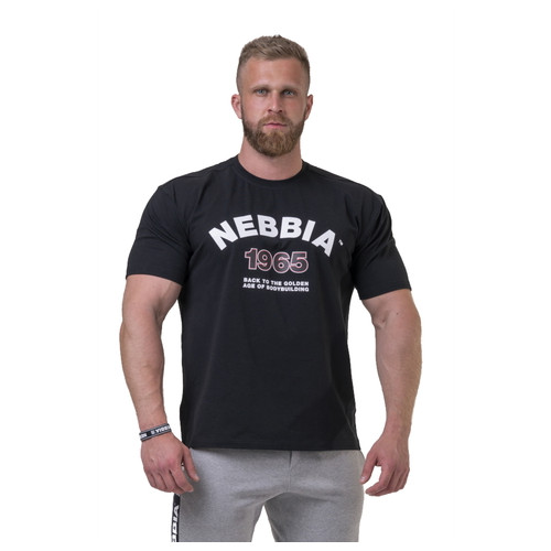 Чоловічі футболки Nebbia Golden Era 192 - чорний/XL (NEB1920150) фото №1