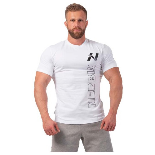 Чоловічі футболки Nebbia Vertical Logo 293 - білий/М (NEB2930430) фото №1