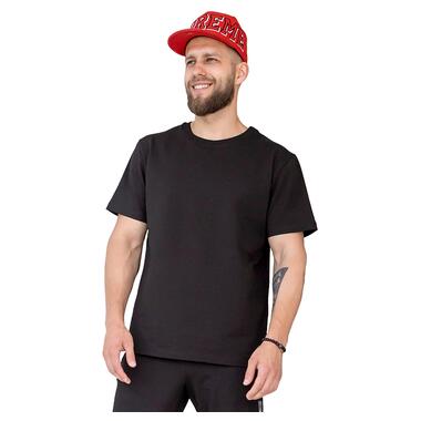 Чоловіча футболка TotalFit RMLD1 L Чорний (06399659) фото №1
