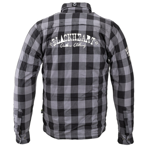 Сорочка Shirt W-TEC Black Heart Reginald - XL/сіро-чорний (21114-XL-2) фото №3