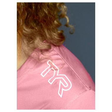 Футболка жіноча TYR Womens SunDefense Short Sleeve Shirt, Coral, S (TSFSS7A-832-S) фото №4
