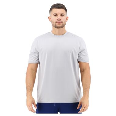 Футболка чоловіча TYR Mens SunDefense Short Sleeve Shirt, Light Grey, M (TSMSS7A-050-M) фото №1