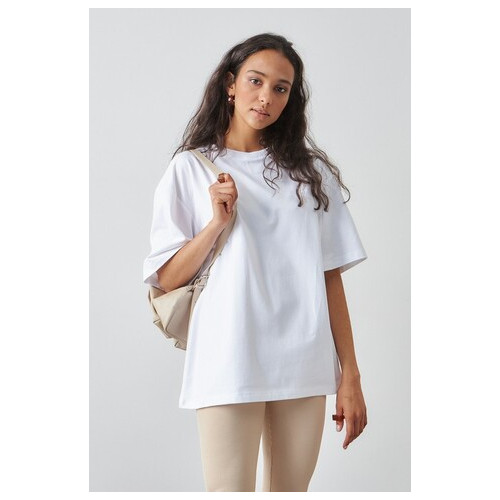 Жіноча футболка Stim Балурі CO-7393 M Білий (06565010) фото №2