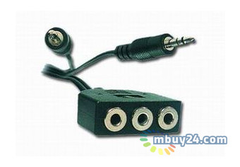 Кабель Gembird CC-MIC-1 Подовжувач для мікрофона та навушників литий 1м фото №1
