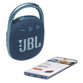 Акустична система JBL Clip 4 Eco Blue (JBLCLIP4ECOBLU) фото №7