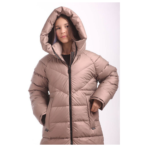 Зимова куртка Tiaren Megan 128 см Пудровий фото №4