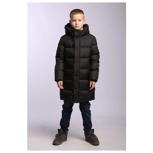 Зимова куртка на еко-пуху Tiaren Brenton 152 см Чорний фото №1