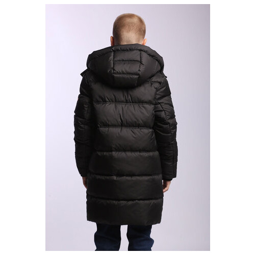 Зимова куртка на еко-пуху Tiaren Brenton 152 см Чорний фото №5