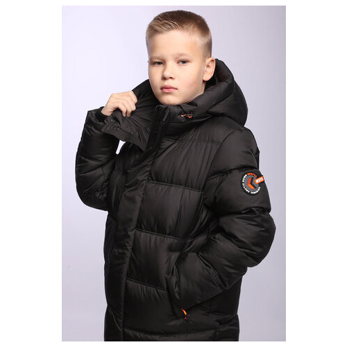 Зимова куртка на еко-пуху Tiaren Brenton 152 см Чорний фото №4