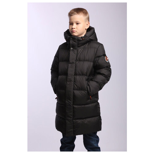 Зимова куртка на еко-пуху Tiaren Brenton 152 см Чорний фото №3