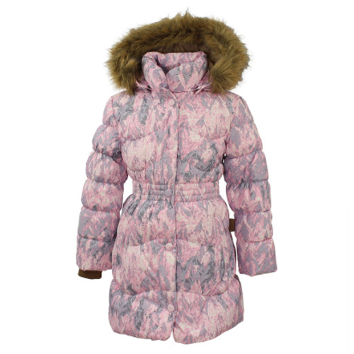 Пальто Huppa GRACE 1 17930155 світло-рожевий з принтом 140 (4741468585499) фото №1