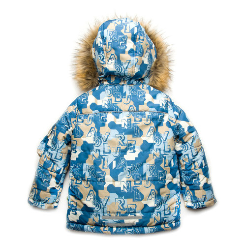 Куртка зимняя для мальчика Буквы Модный карапуз 03-00735_Bukvy_110 фото №2