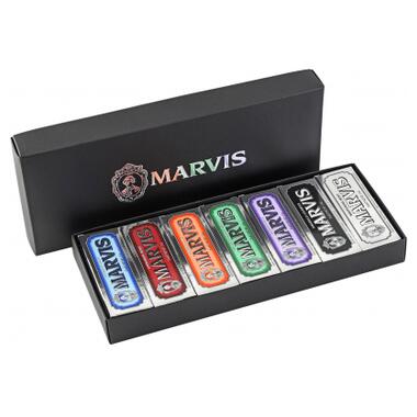 Набір косметики Marvis зубні пасти в подарунковій коробці 7х25 мл (8004395111008) фото №2