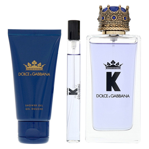 Набір Dolce&Gabbana K by Dolce&Gabbana для чоловіків (edt 100 ml sh/g 50 ml edt 10 ml mini) фото №1