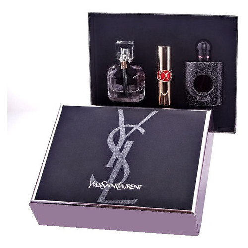 Подарочный набор Yves Saint Laurent (помада и два парфюма) (Лицензия) фото №1