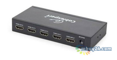 Розгалужувач сигналу HDMI v. 1.4 на 4 порти Cablexpert DSP-4PH4-02 фото №2