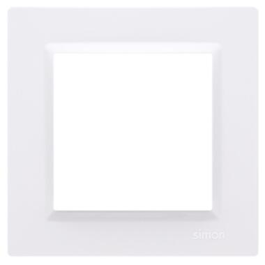 Рамка Simon 1x white (CR1/11) фото №1