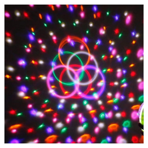 Диско-шар в патрон LED UFO Bluetooth Crystal Magic Ball E27 0926 фото №2