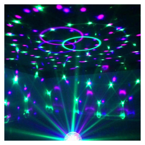 Диско-шар в патрон LED UFO Bluetooth Crystal Magic Ball E27 0926 фото №3