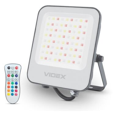 Прожектор Videx LED VIDEX 50W RGB 220V (VL-F3-50-RGB) фото №1