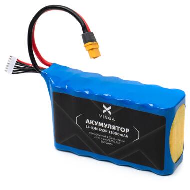 Аккумуляторный блок Vinga Li-ion 6S2P 11000mAh с балансировочным проводом (JHY Li-Ion 21700 5500mAh) (V6S2P-11000MAH) фото №2