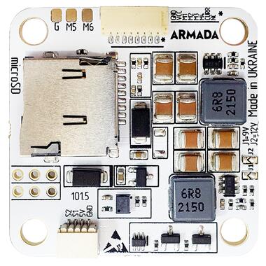 Полетный стек для FPV квадрокоптера ARMADA F405 V1 + 65A AM32 3 - 6S (ARMADA-F405V1-AM3265A) фото №4