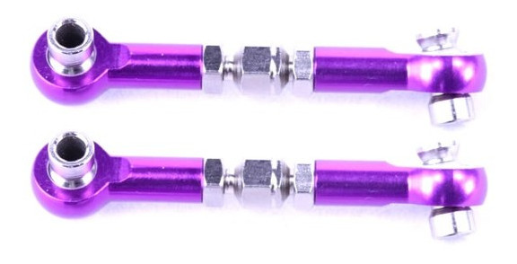 Поліпшена запчастина Purple Alum F/R Servo Link 2P Himoto (02157) фото №1