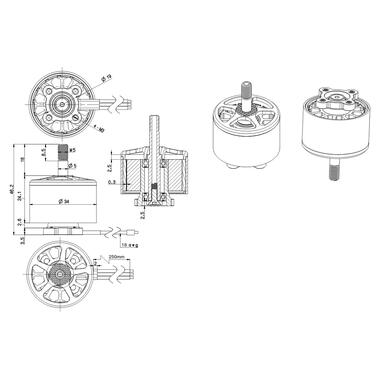 Мотор BrotherHobby Avenger 2816 810KV (BH-A2816-810) фото №3