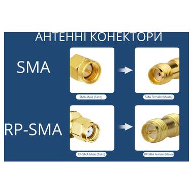 Перехідник кутовий 135/45° для FPV та радіообладнання (SMA M - RP-SMA F) (AMS-SMA-JKW45-M-RPF) фото №2