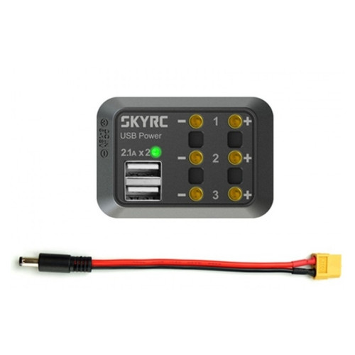 Розгалужувач живлення SkyRC SK-600114-02 з USB DC Male (SK-600114-02) фото №1