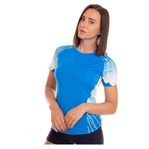 Жіноча компресійна футболка Lingo LD-7320 M Синій (06506021) фото №1