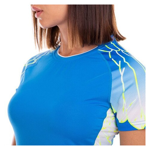 Жіноча компресійна футболка Lingo LD-7320 M Синій (06506021) фото №2