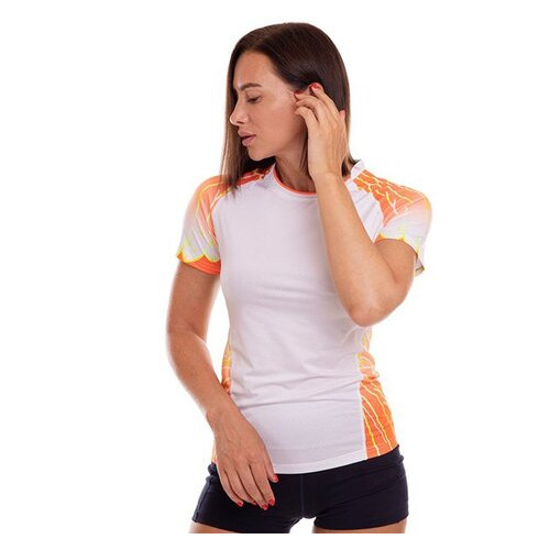 Жіноча компресійна футболка Lingo LD-7320 XL Білий (06506021) фото №4