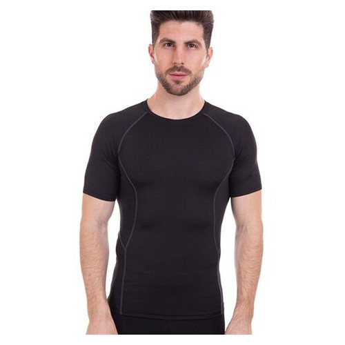 Компресійна чоловіча футболка FDSO LD-1102 3XL Чорний (06508042) фото №1