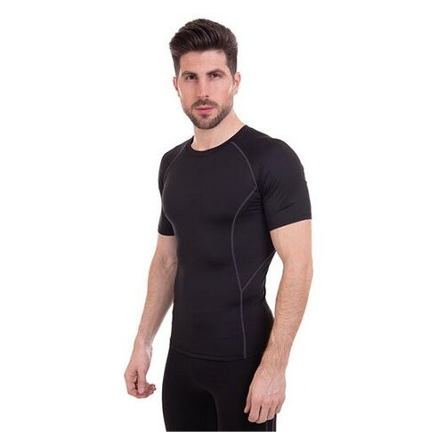 Компресійна чоловіча футболка FDSO LD-1102 XL Чорний (06508042) фото №2