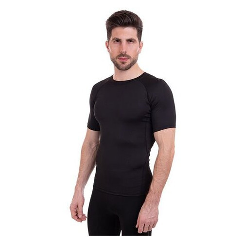 Компресійна чоловіча футболка FDSO LD-1103 XL Чорно-салатовий (06508043) фото №2