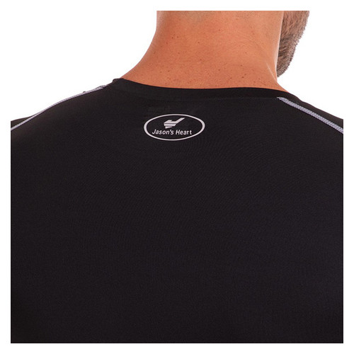 Чоловіча компресійна футболка з довгим рукавом Jason K-704-J FDSO XL Чорний (06508133) фото №6