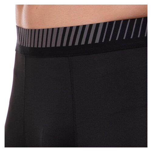 Компресійні штани тайтси для спорту Lidong UA-501-1 XL Чорно-сірий (06531023) фото №6