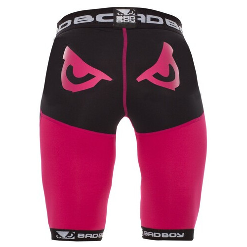 Компресійні шорти жіночі Bad Boy Compression Shorts Black/Pink 230010 XS фото №2