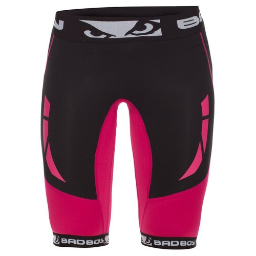 Компресійні шорти жіночі Bad Boy Compression Shorts Black/Pink 230010 XS фото №1