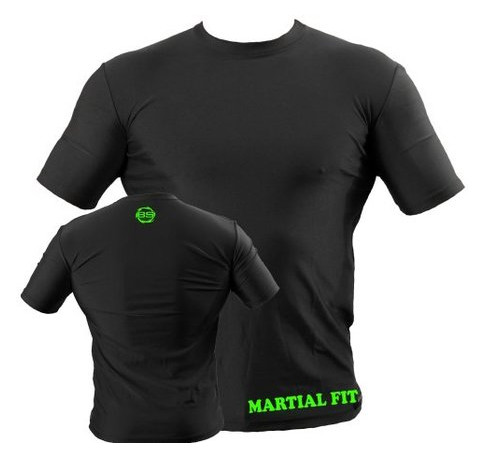 Футболка компрессионная Berserk-sport Martial Fit black XS фото №1