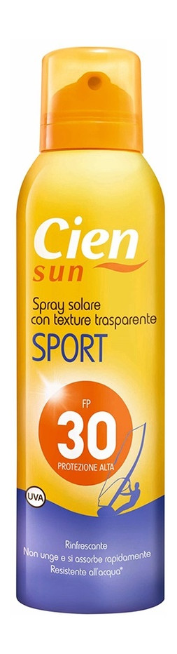 Солнцезащитный спрей Cien Sport SPF 30, 200 мл 546526 фото №1