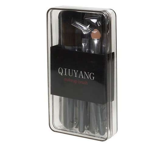 Набор кистей Qiuyang для макияжа 7 шт серый (56840001) фото №1