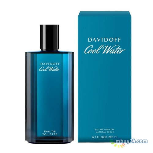 Туалетна вода Davidoff Cool Water для чоловіків (оригінал) - edt 200 ml фото №1