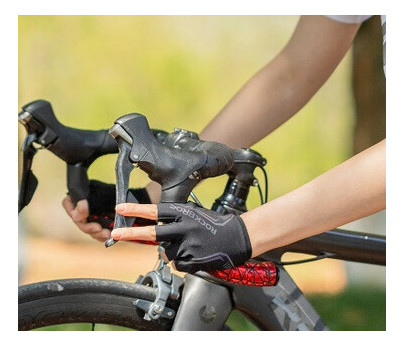Велосипедні рукавички RockBros дорослі ST-011 Чорний фото №5