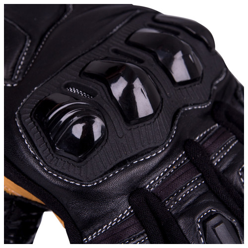 Шкіряні мото рукавички W-TEC Flanker B-6035 - чорний / M (16296-M) фото №7
