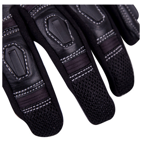 Шкіряні мото рукавички W-TEC Flanker B-6035 - чорний / M (16296-M) фото №8