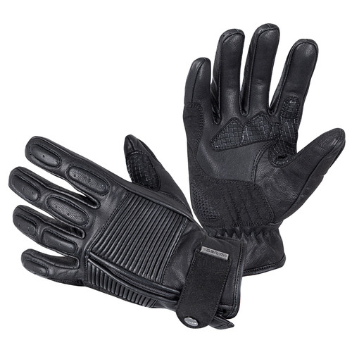 Шкіряні мото рукавички W-TEC Mareff - чорний / XXL (20516-XXL) фото №1